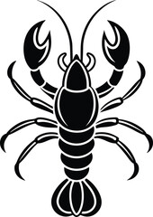vector illustration of a crab