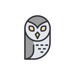 Stylized Barn Owl Illustration With A Soft And Modern Aesthetic