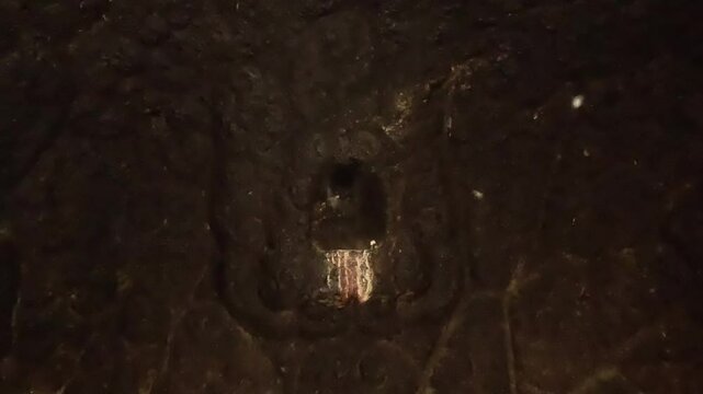 The beautiful carves stone in selo mangleng cave. This cave is the cave used by King Airlangga's daughter, Dewi Kilisuci, for meditation