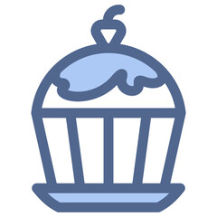 Cake Blue Icon