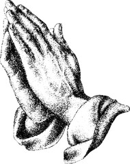 Praying Hands Vector illustration. Praying Hands