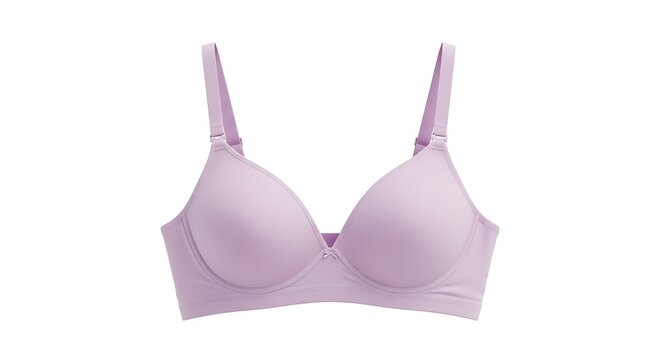 Lavender seamless support bra
