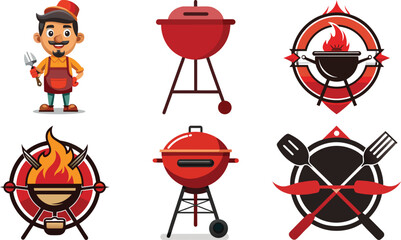  American BBQ ribs cooking on grill
 Backyard Barbecue Bliss with Juicy Grilled Meats
Keywords, It's BBQ Grilling Time!