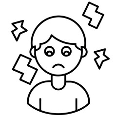 Vector illustration of a man with an arrow, cartoon style, showing a business worker with glasses and a symbol of action