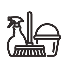 Make a Professional Cleaning Service Icon Vector