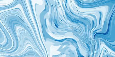 Abstract blue swirls and waves digital artwork with fluid texture ideal for backgrounds and creative designs