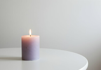 Serene Lavender Candle Calm  Relaxation