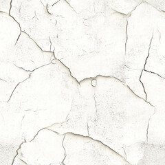 Obraz premium Cracked Wall Texture: A close-up showcases the intricate texture of a weathered wall with cracks, revealing a story of time and the elements.Tile and Seamless