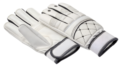 Batting gloves isolated on transparent background 