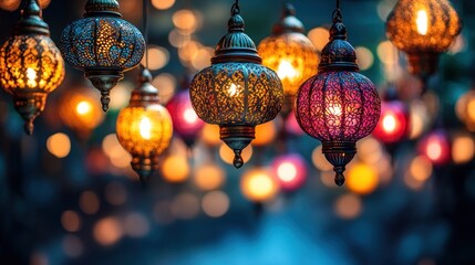 Enchanted Evening: A Symphony of Moroccan Lanterns
