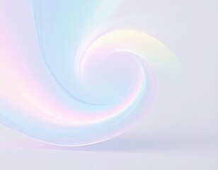 Fototapeta premium 透明感のある虹色のガラスの背景