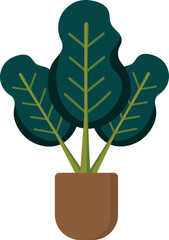 Plant illustration, clipart, for background designers