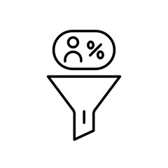 Conversion rate icon