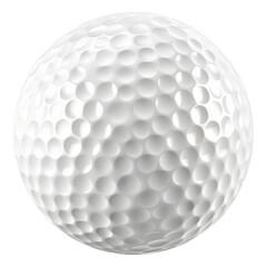 A Precision Engineered White Golf Ball for Sporting and Recreational Use