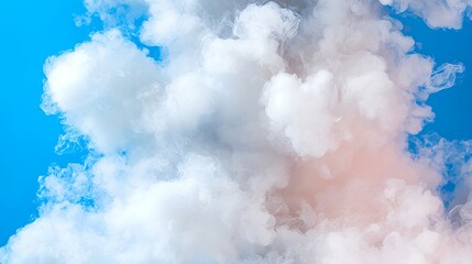 Naklejka premium Clouds Floating in Blue Sky