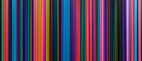 Colorful Vertical Stripes Abstract Design