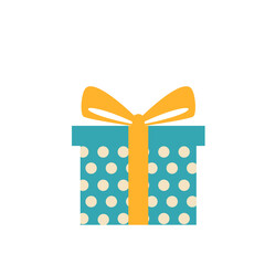 Birthday Gift Box with Ribbon