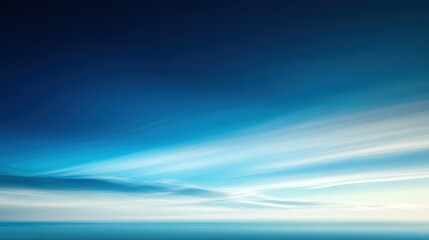 Obraz premium Sky clouds blue background nature seamless abstract peaceful tranquil beautiful horizon view for digital artwork and wallpaper designs in calming aesthetics.
