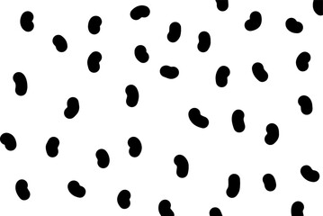 Donut candy confetti pattern background