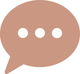 Simple Chat Bubble Illustration Graphic Design Concept