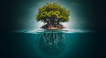 Mangrove Tree Oasis: A Breathtaking Underwater Paradise