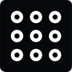Fototapeta premium Abstract Black and White Pattern Minimalist Design
