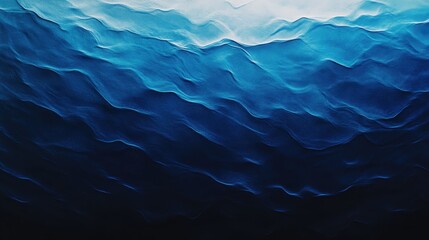 Obraz premium Ocean waves background with deep blue water texture and surface patterns, ideal for marine, nature, or tranquility themes in design and artwork.
