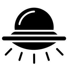 Ufo icon design 