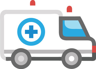 Obraz premium ambulance car icon