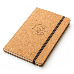 Cork journal with custom logo design