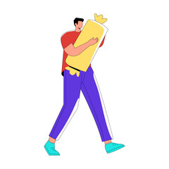 Birthday People Party  Illustration 