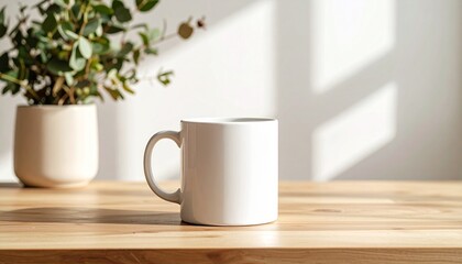 柔らかな光とシンプルなマグCustom AI Model