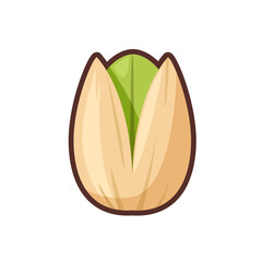 かわいいピスタチオのイラスト