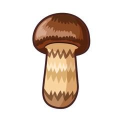 かわいいマツタケのイラスト