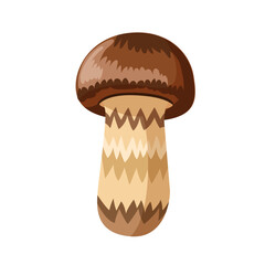 かわいいマツタケのイラスト