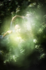 Hortensia Dancer in Circular Motion Blur