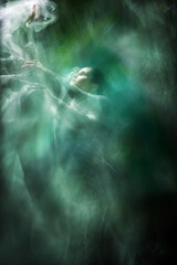 White Veil Double Movement Embrace