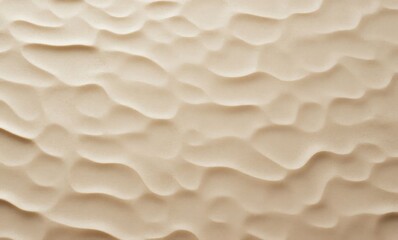 Textured beige surface with gentle waves and ripples, creating a serene and calming vibe.