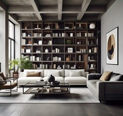 modern open space with minimalist charm and 