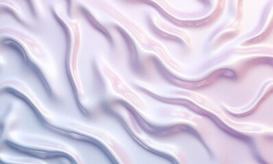 Abstract fluid shape with soft pastel colors, creating a calming and smooth texture.