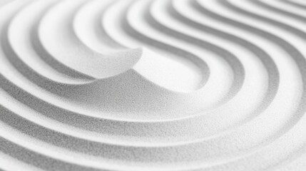 soft sand texture with smooth raked patterns, zen garden aesthetic, minimal and meditative 