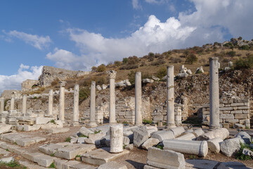Ruins of the ancient city of Ephesus, Turkey