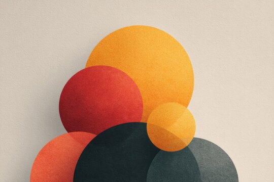 illustration of complex juxtaposition where hidden elements blend with visible themes abstractly expressed