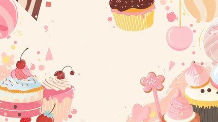 Indulge in Sweet Celebrations with Children's Day Cake Backgrounds! These delightful visuals bring the magic of childhood to life through whimsical cake designs, vibrant colors, and playful details. P