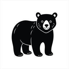 vector illustration of a bear