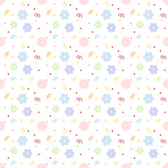 seamless pattern with flowers 