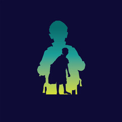 World day against child labour, May day concept art