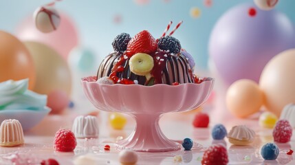 Colorful Dessert Delight