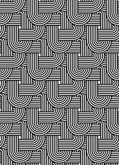 Seamless geometric pattern with celtic knot