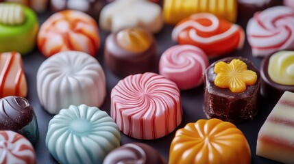 Colorful Assortment of Candies
